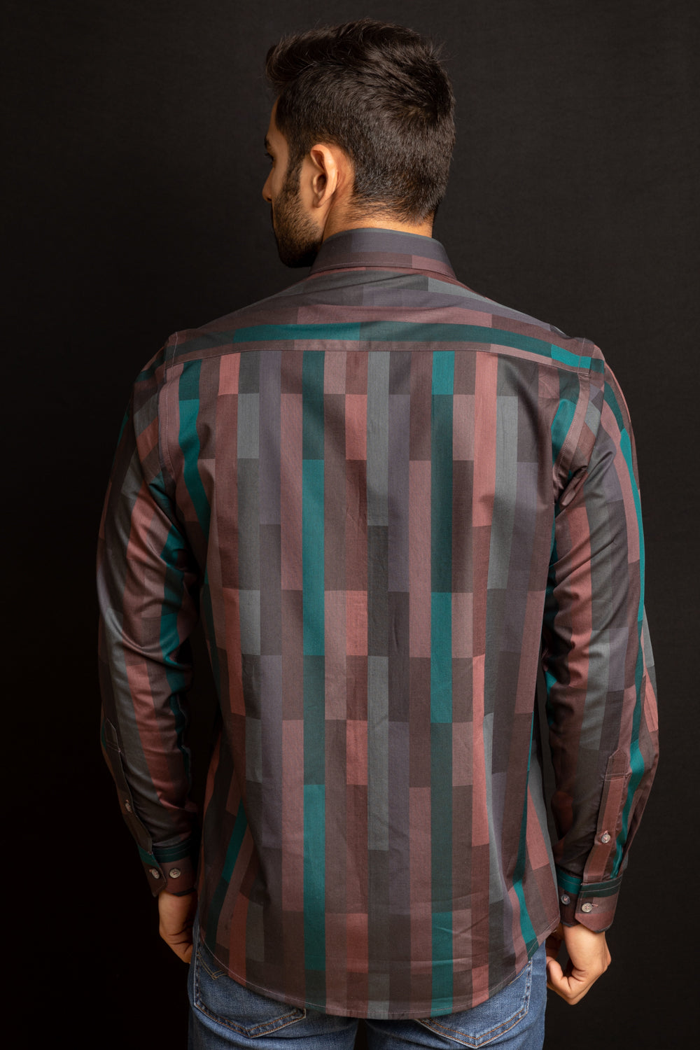 RUSTIC - EXCLUSIVE YARN DYED GIZA COTTON SHIRT