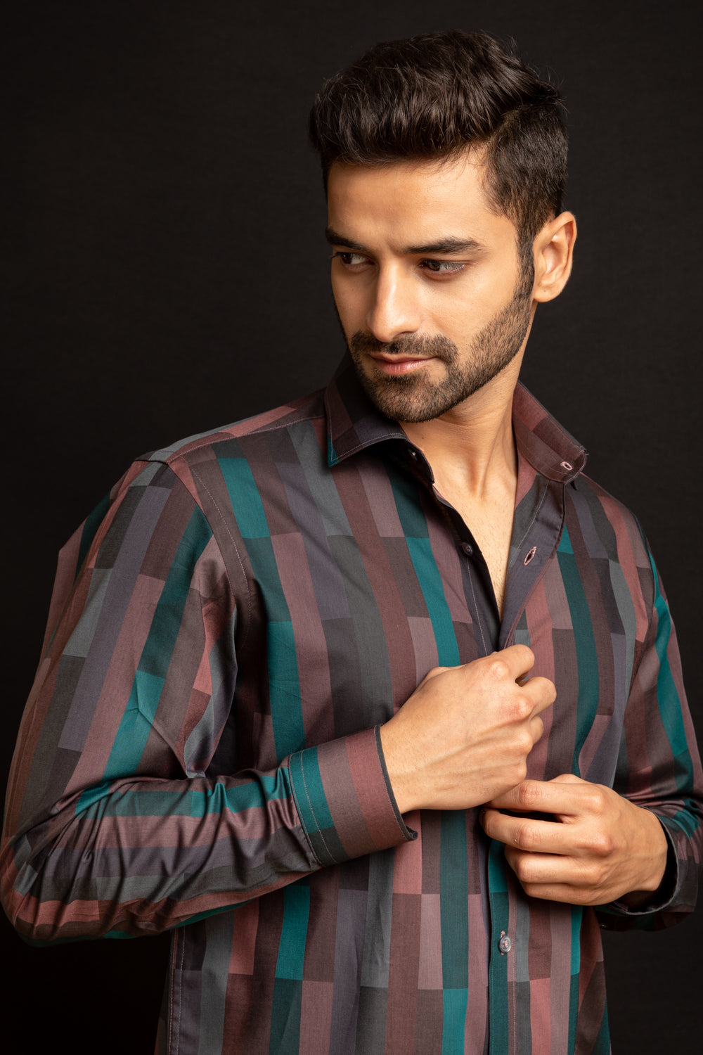 RUSTIC - EXCLUSIVE YARN DYED GIZA COTTON SHIRT