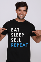 EAT SLEEP SELL REPEAT | PREMIUM SUPIMA COTTON TEE
