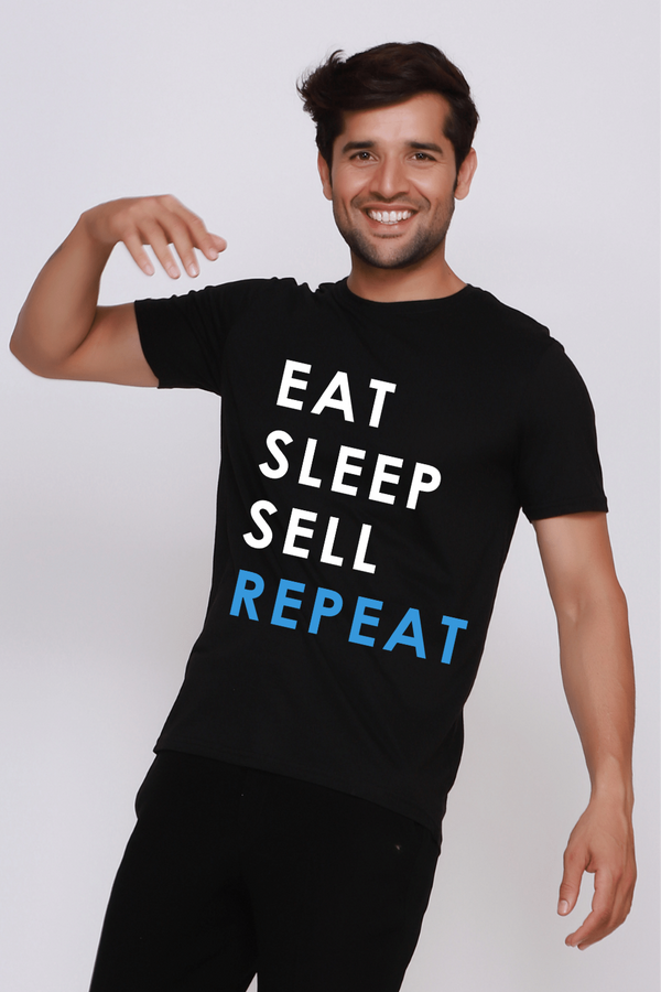 EAT SLEEP SELL REPEAT | PREMIUM SUPIMA COTTON TEE